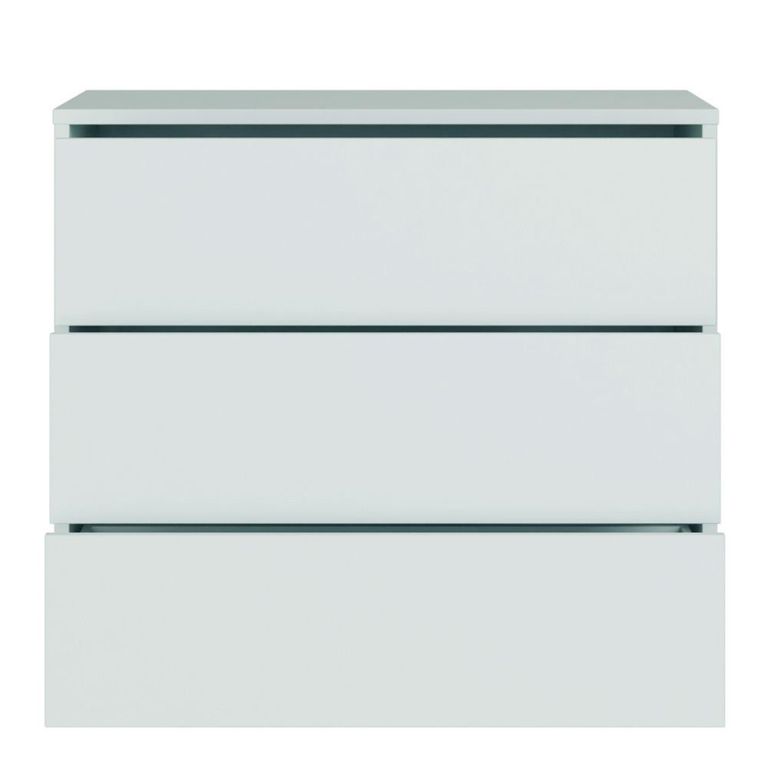 Alice Springs Chest - 3 Drawer - Light Grey