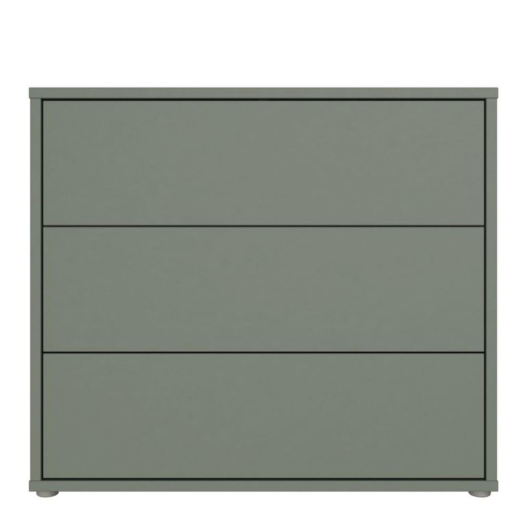 Alice Springs Chest - 3 Drawer - Sage Green