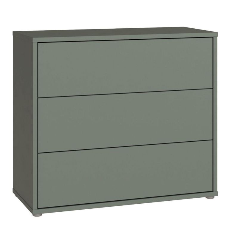 Alice Springs Chest - 3 Drawer - Sage Green