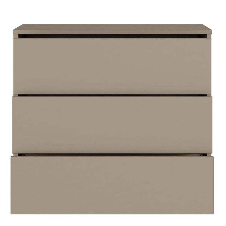 Alice Springs Chest - 3 Drawer - Taupe