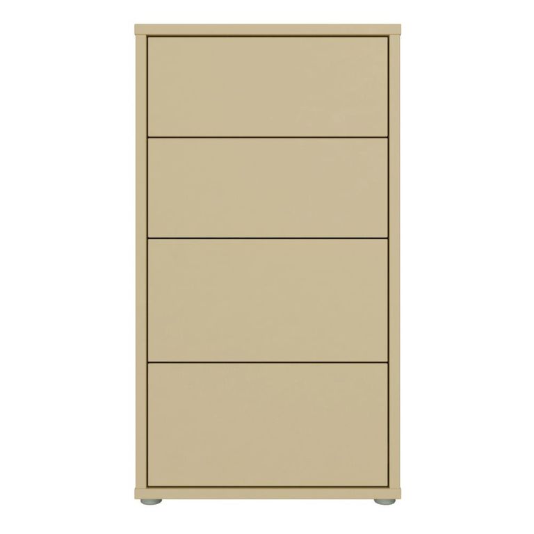 Alice Springs Chest - 4 Drawer - Tall - Butter Yellow