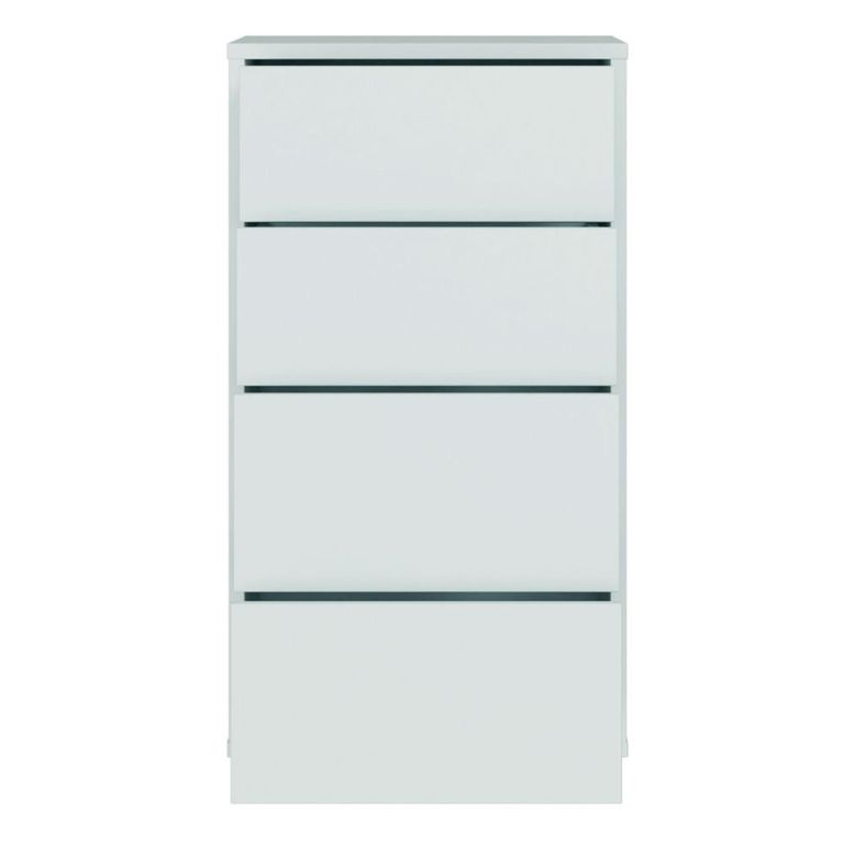 Alice Springs Chest - 4 Drawer - Tall - Light Grey