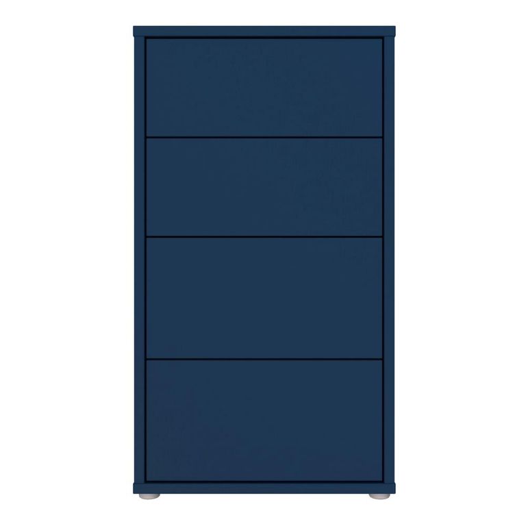 Alice Springs Chest - 4 Drawer - Tall - Night Blue