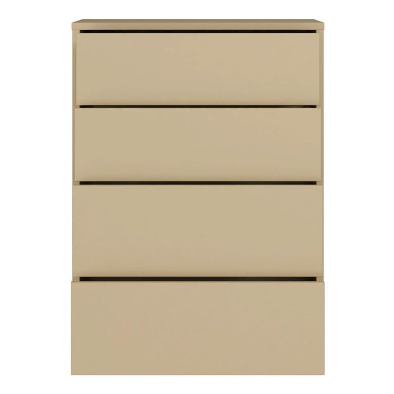 Alice Springs Chest - 4 Drawer - Wide - Butter Yellow