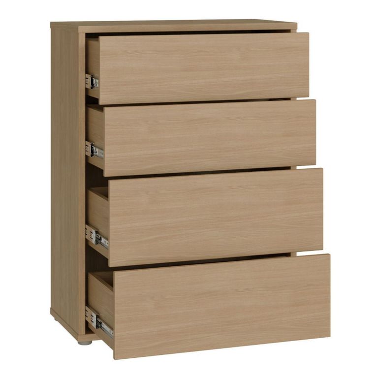 Alice Springs Chest - 4 Drawer - Wide - Elegancia Oak