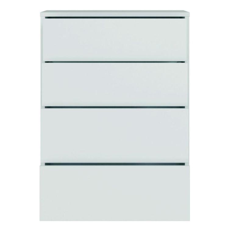 Alice Springs Chest - 4 Drawer - Wide - Light Grey