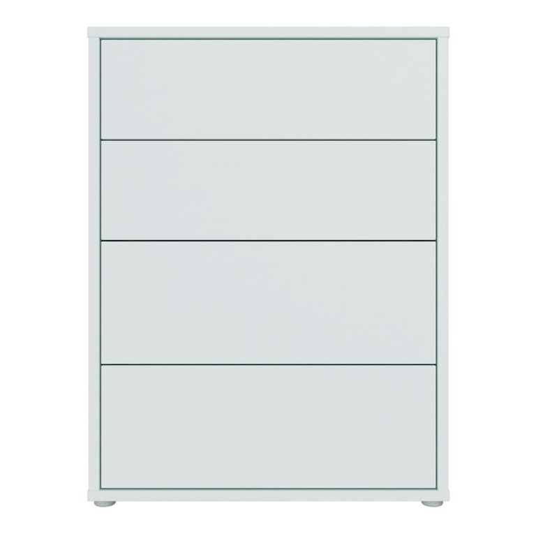 Alice Springs Chest - 4 Drawer - Wide - Light Grey