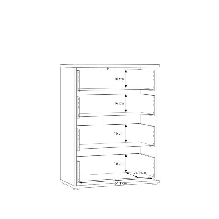 Alice Springs Chest - 4 Drawer - Wide - Sage Green