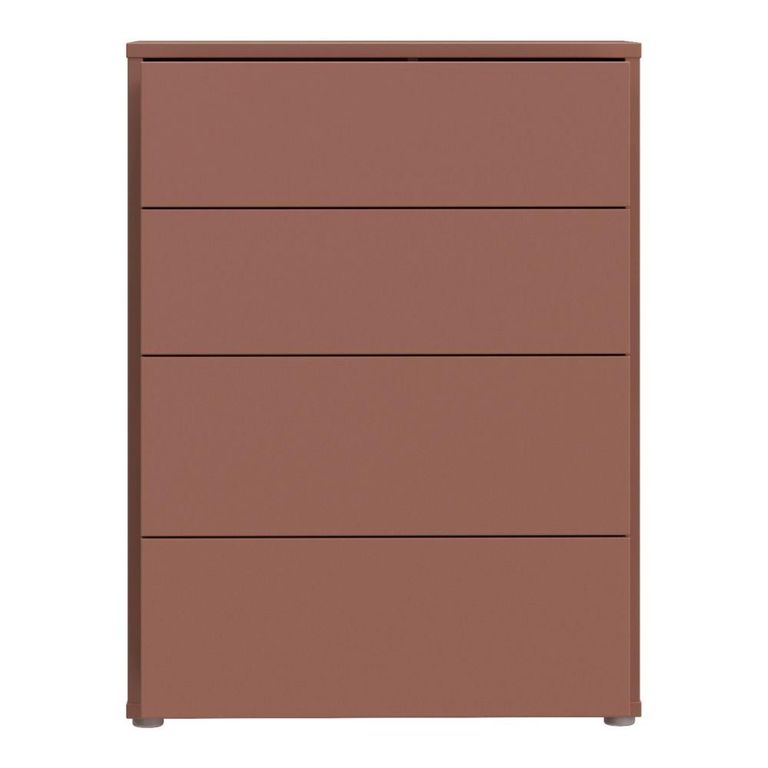 Alice Springs Chest - 4 Drawer - Wide - Terracotta
