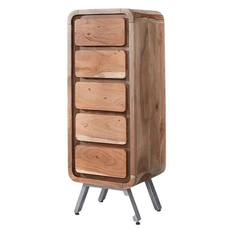 Aspen Chest - 5 Drawer - Tall - Industrial - Reclaimed Wood