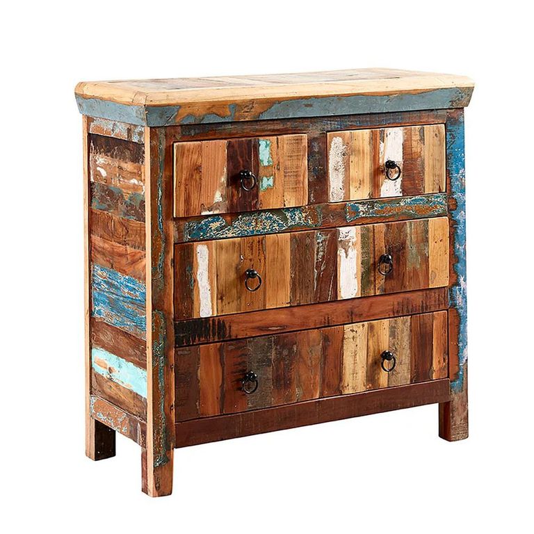 Coastal Chest - 2+2 Drawer - Reclaimed Wood