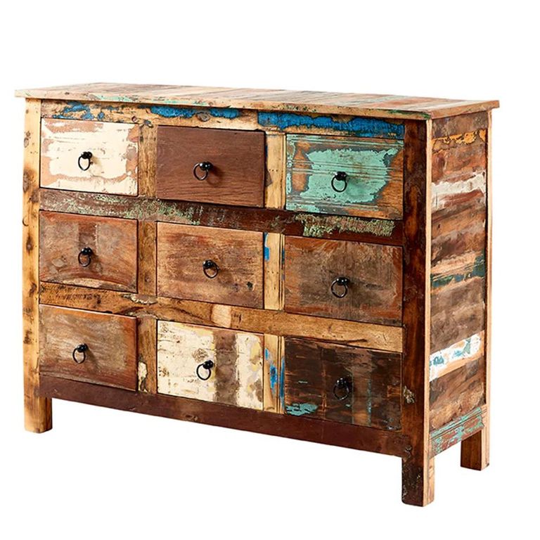 Coastal Chest - 9 Drawer - Reclaimed Wood