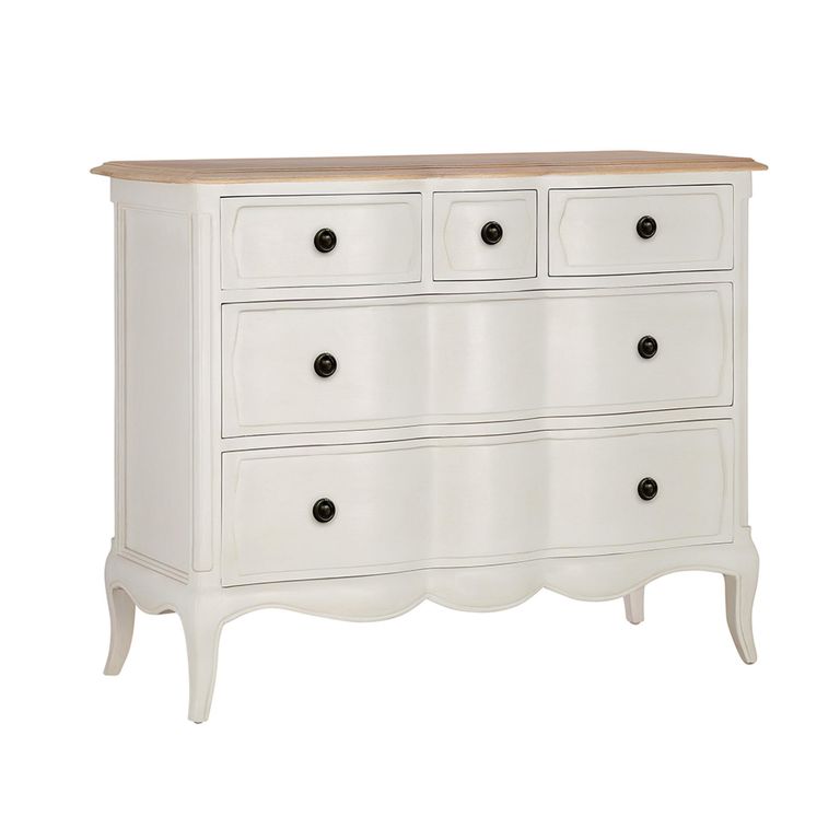 Amelie Chest - 5 Drawer - White
