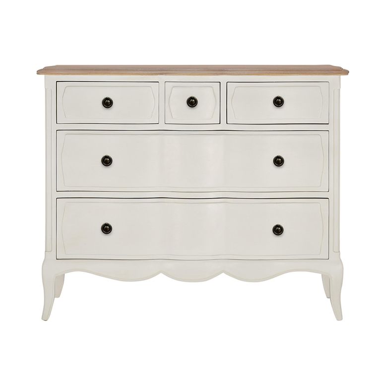 Amelie Chest - 5 Drawer - White
