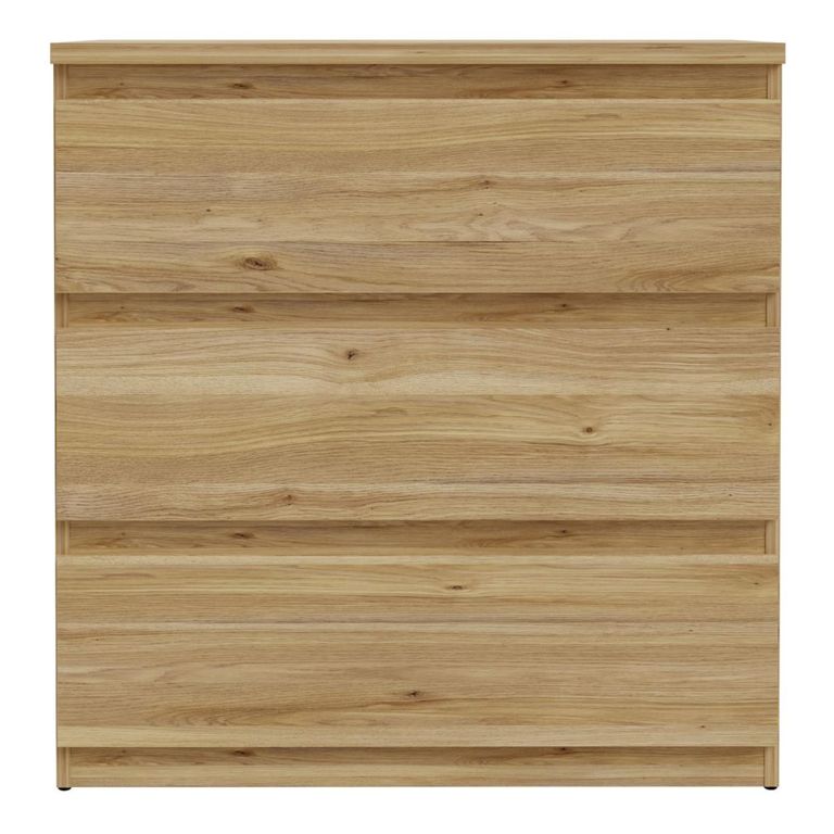 Edmore Chest - 3 Drawer - Wide - Light Oak