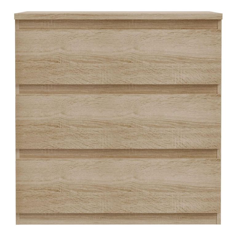 Edmore Chest - 3 Drawer - Wide - Sonoma Oak