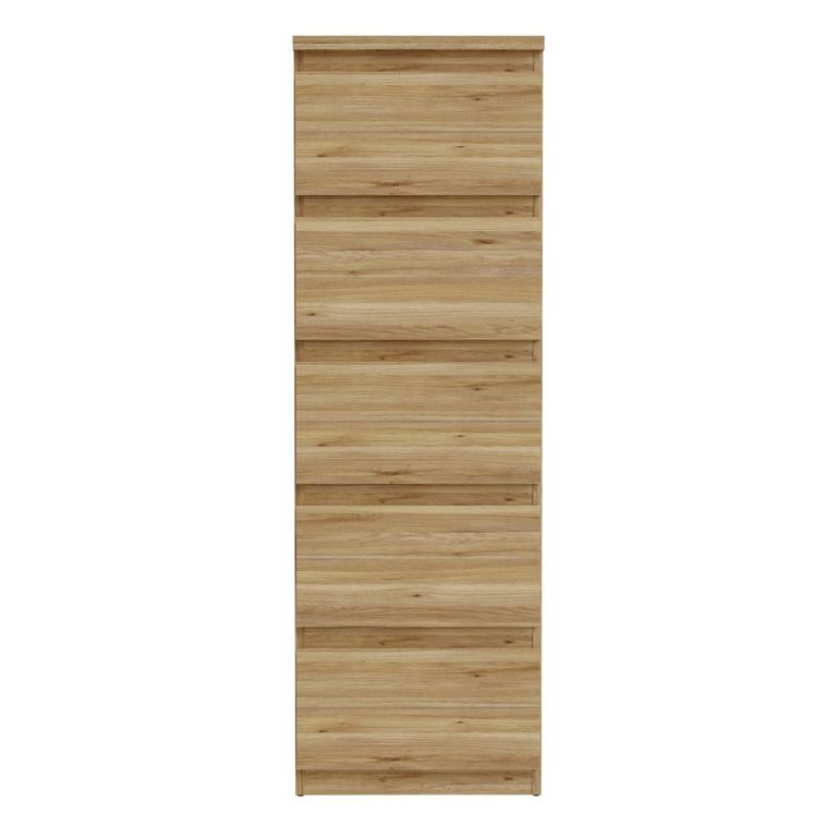 Edmore Chest - 5 Drawer - Tall - Light Oak