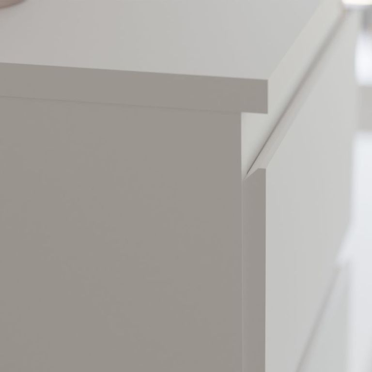 Edmore Chest - 5 Drawer - Tall - White