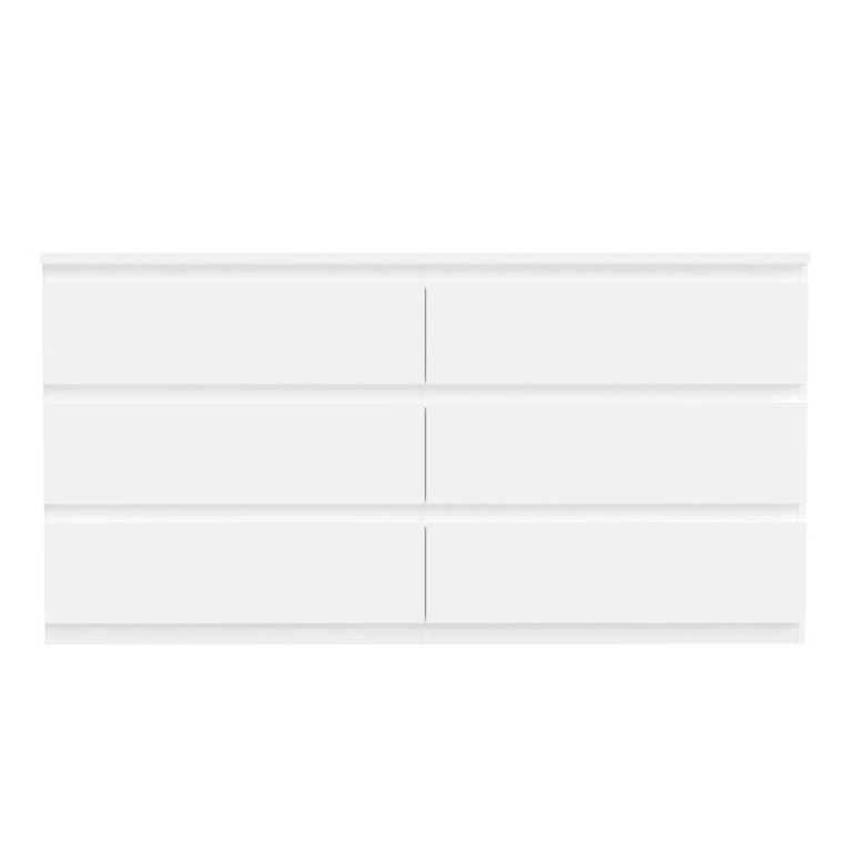 Edmore Chest - 6 Drawer - Large - White