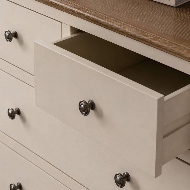 Camille Chest - 4+2 Drawer - French Style - Ivory