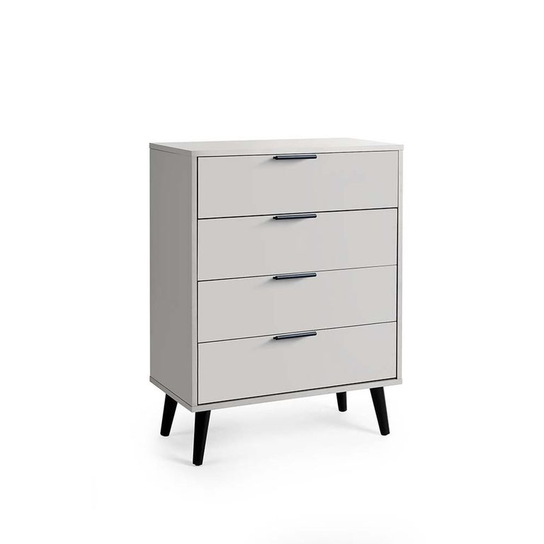 Alba Grey Chest of Drawers - 4 Drawer