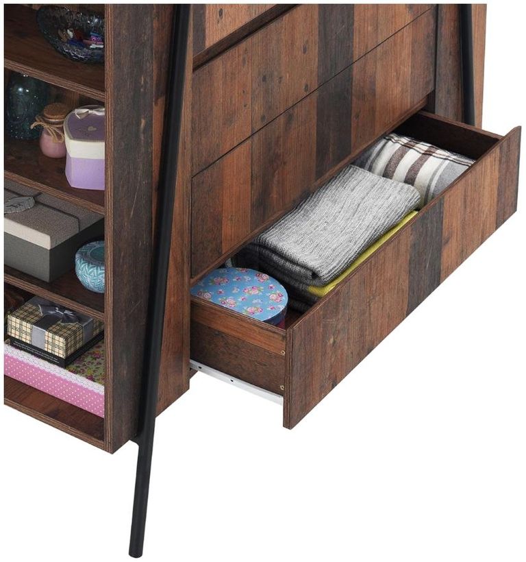 Alpena Rustic Oak 4 Drawer Chest