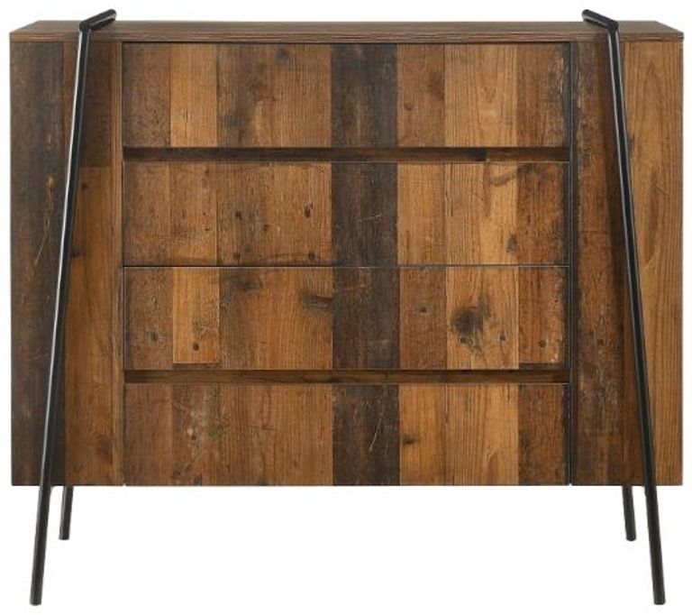 Alpena Rustic Oak 4 Drawer Chest