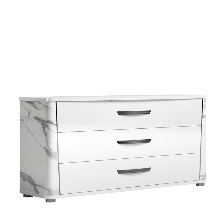 Anna Dresser - 3 Drawer - White