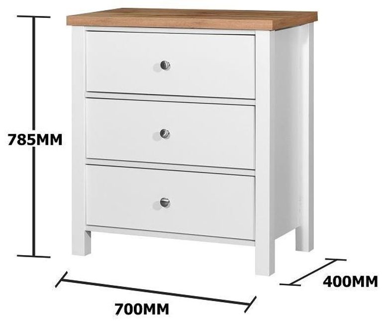 Arthur White 3 Drawer Small Chest