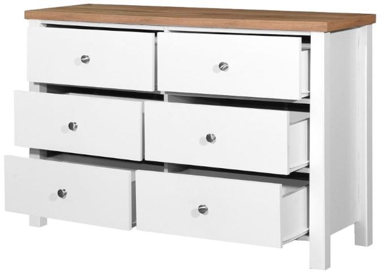 Arthur White 6 Drawer Wide Chest