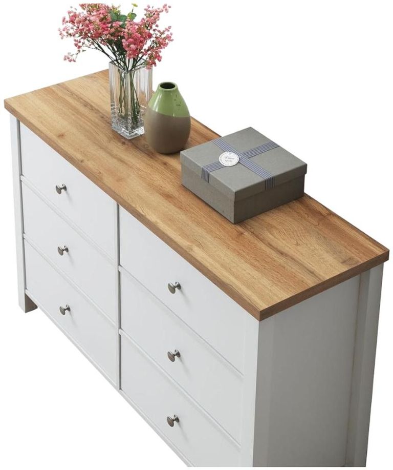 Arthur White 6 Drawer Wide Chest