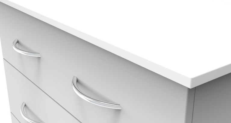 Avon White 3 Drawer Small Chest