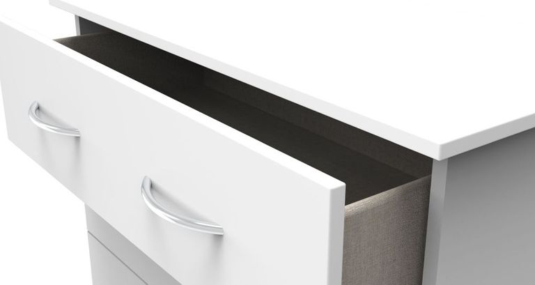 Avon White 4 Drawer Chest