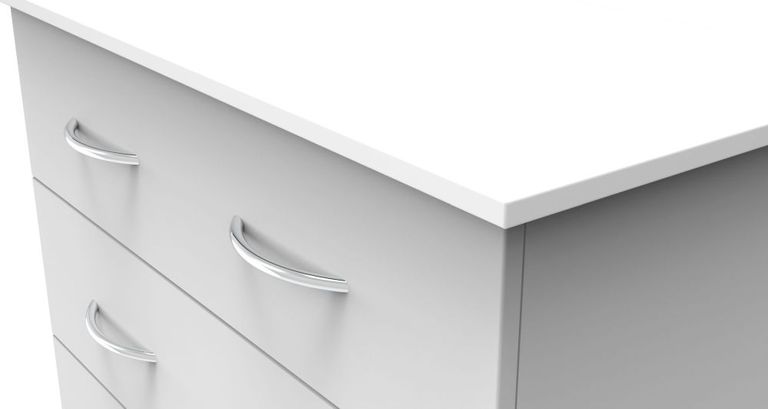 Avon White 4 Drawer Chest