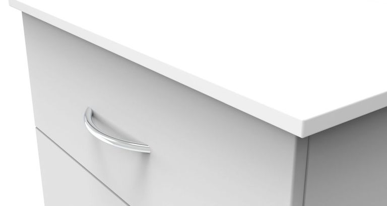 Avon White 4 Drawer Midi Chest