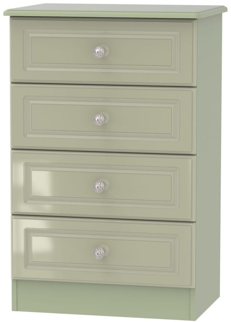 Balmoral Mushroom 4 Drawer Midi Chest