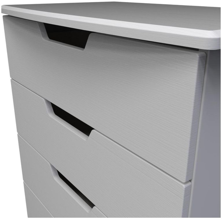 Bella Grey Ash 4 Drawer Chest