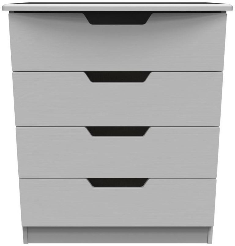 Bella Grey Ash 4 Drawer Chest