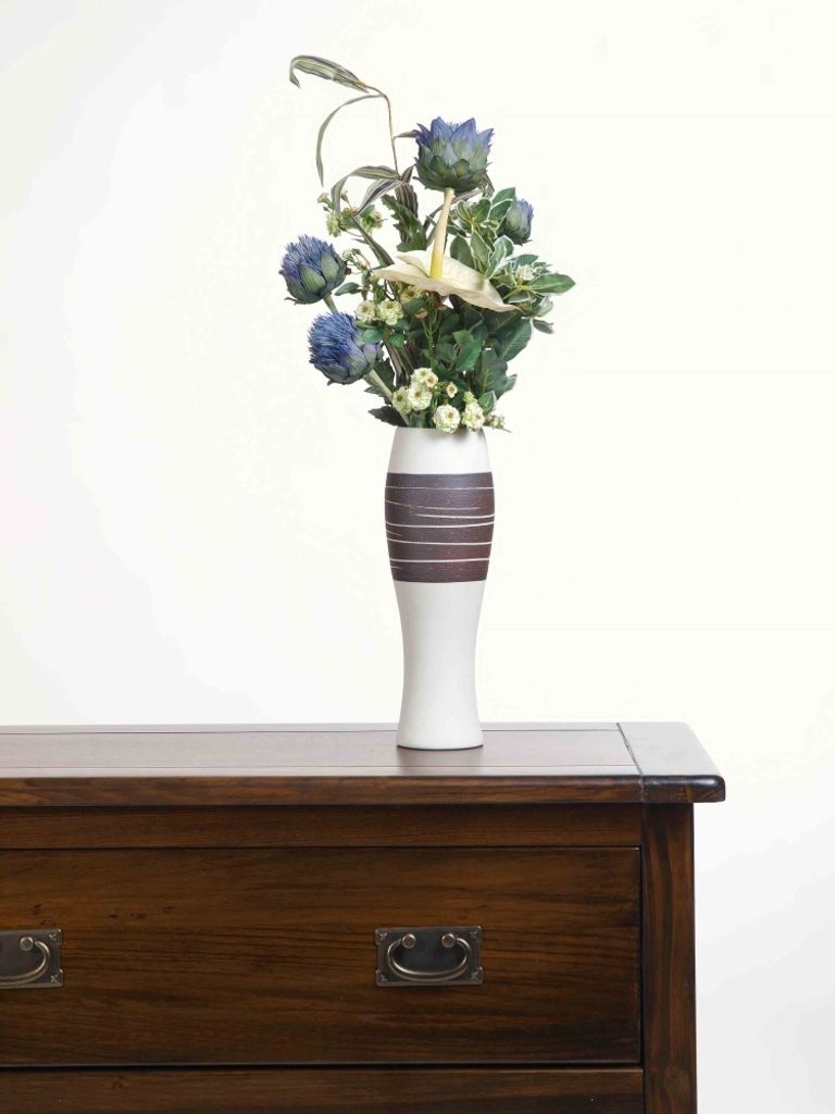 Boston Dark Wood 4 Drawer Chest