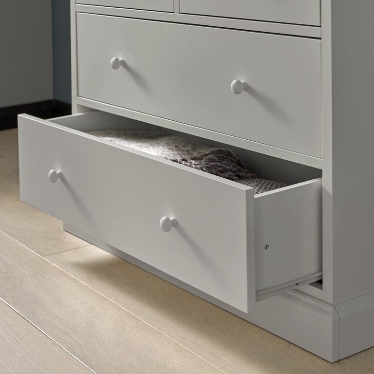 Ashby Soft Grey Chest - 2+2 Drawer