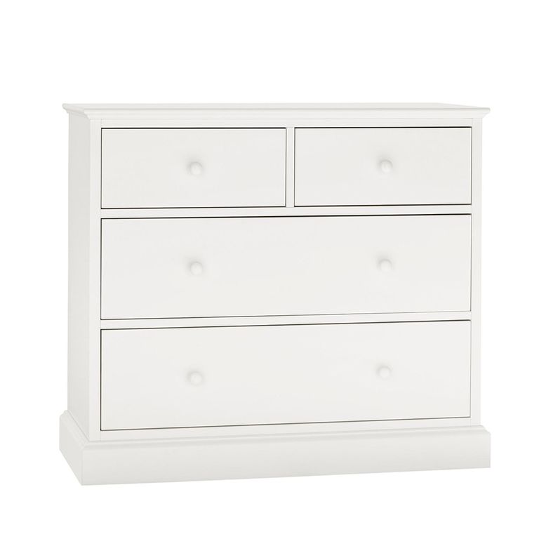 Ashby White Chest - 2+2 Drawer