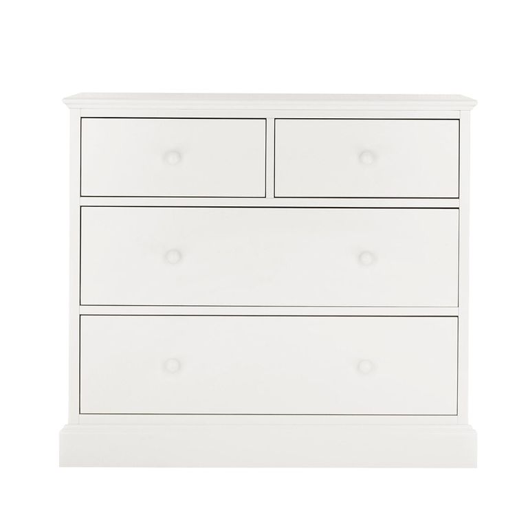 Ashby White Chest - 2+2 Drawer