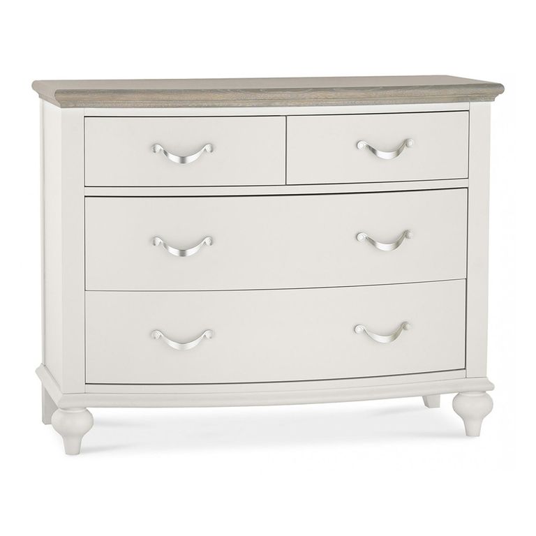 Montreux Chest - 2+2 Drawer - Grey Washed Oak & Soft Grey