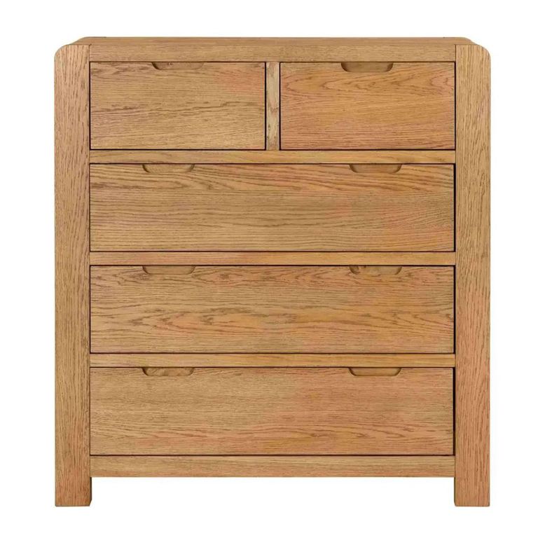 Bergen Chest - 2+3 Drawer - Oak