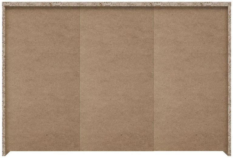 Best Oak and White 2 Drawer 5 Door Wide Chest