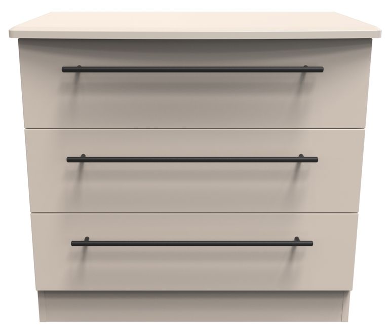 Beverley Cashmere 3 Drawer Small Chest