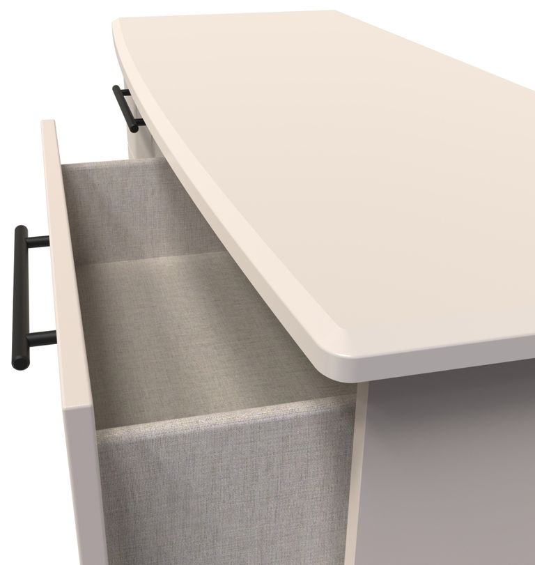 Beverley Cashmere 6 Drawer Midi Chest