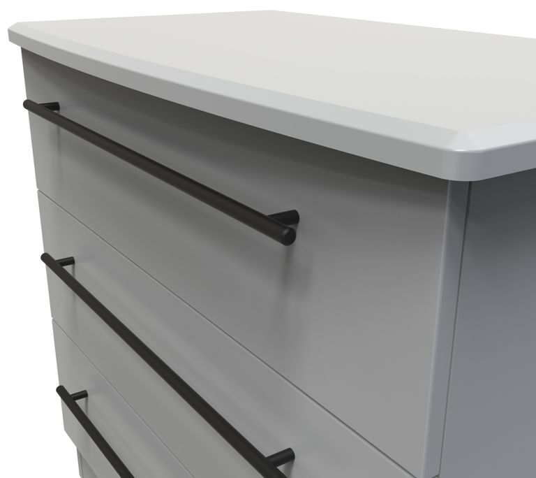 Beverley Grey 3 Drawer Small Chest