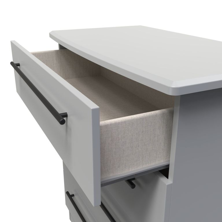 Beverley Grey 4 Drawer Chest