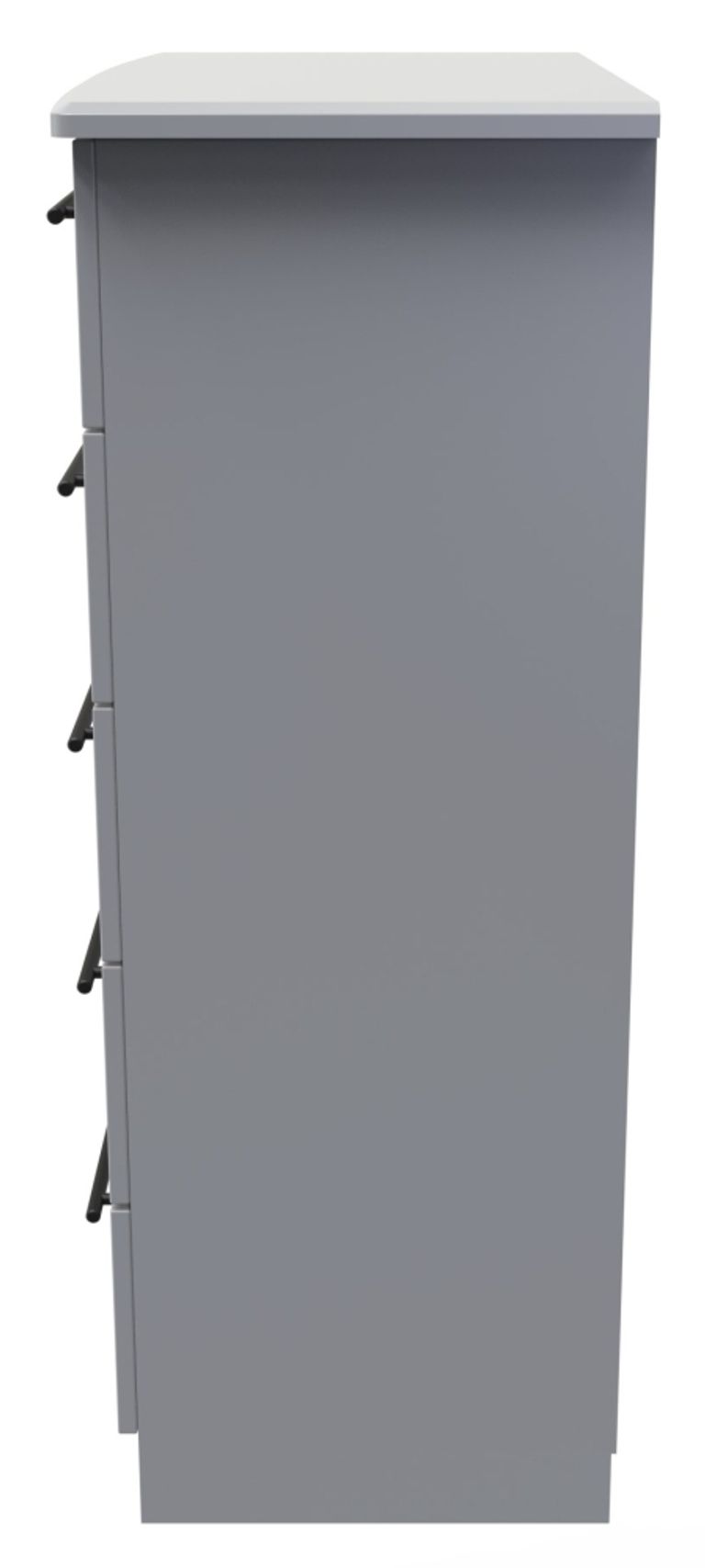 Beverley Grey 5 Drawer Chest